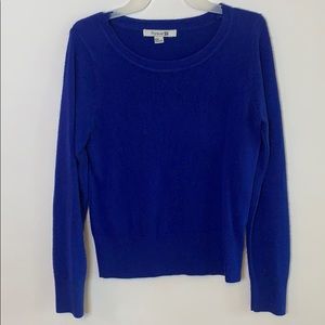 Royal blue knit sweater